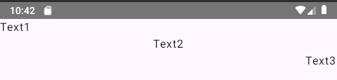 Alignment of Text elements