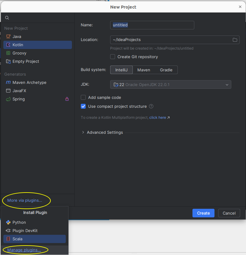 Managing plugins in IDEA
